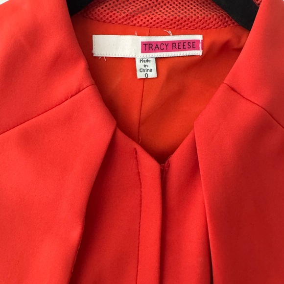 Tracy Reese Vibrant Red Midi Dress - Picture 4 of 7